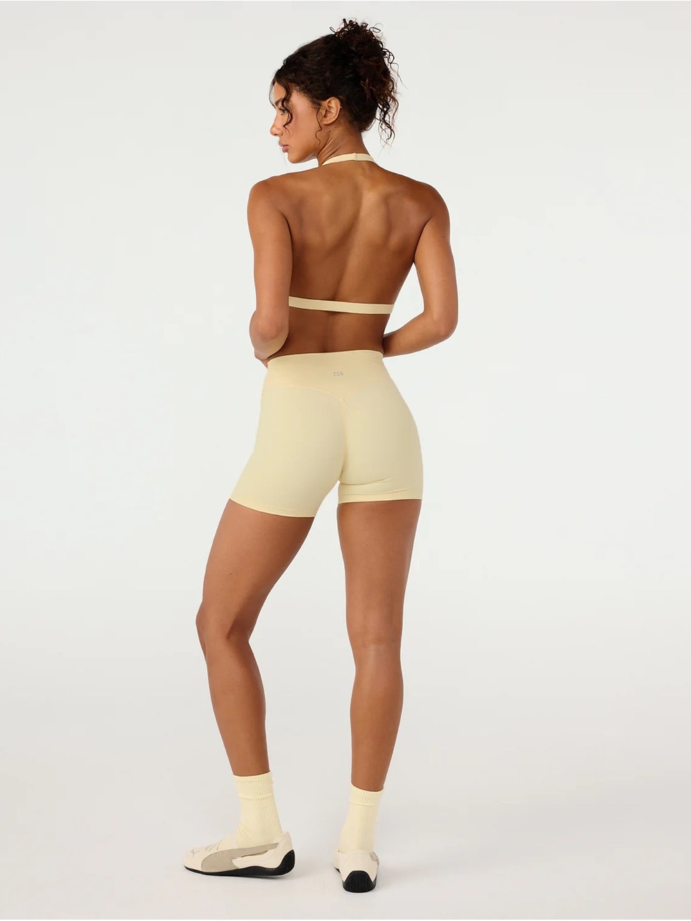 CSB Yellow Halter + 4” shorts Set! - Picture 2 of 6